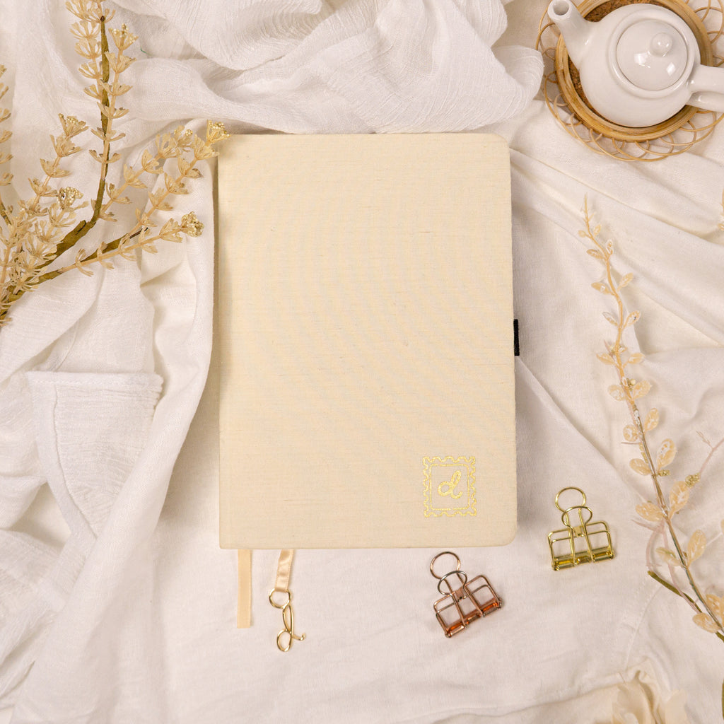 Cherie | Beige Undated Journal Planner